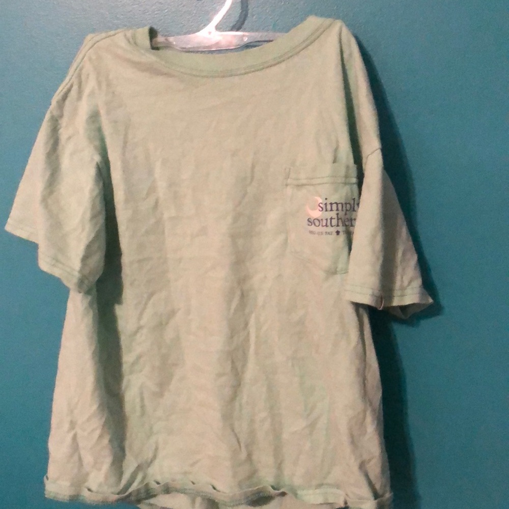 KIDS- Blue simply Southern t shirt